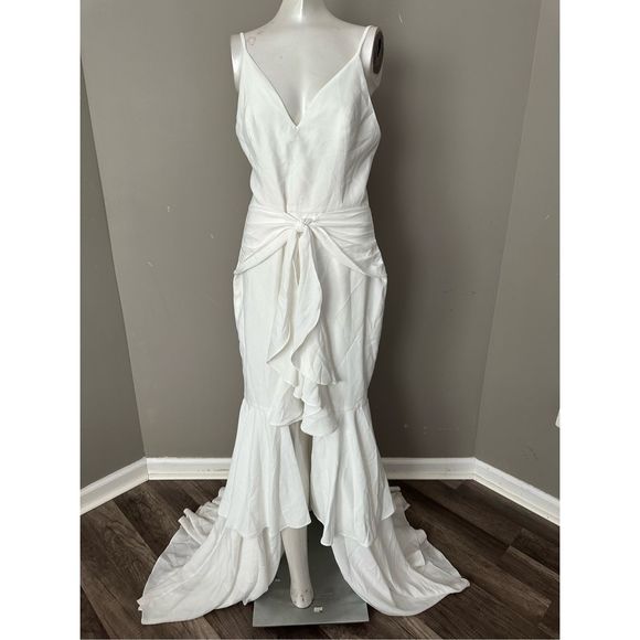 PATBO BO RUFFLE MAXI DRESS - Picture 4 of 8